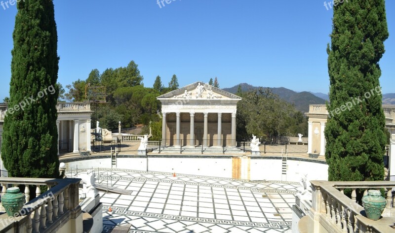 Swimming Pool Pool Outdoor Heritage Hearst Castle