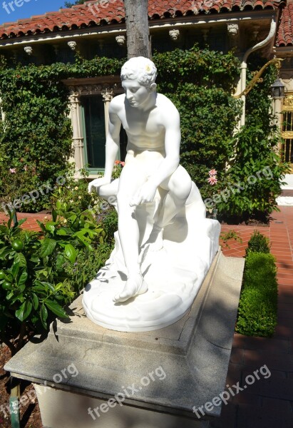 Statue Figure Sculpture Stone Hearst Castle