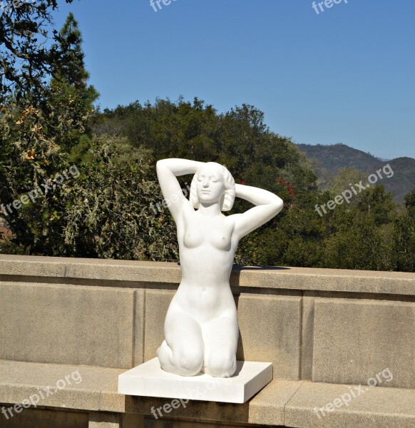 Statue Figurine Hearst Castle Castle San Simeon