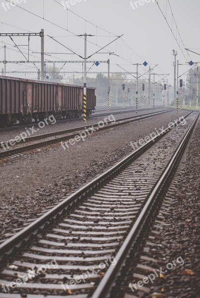 Rain Rail Railroad Railing Station