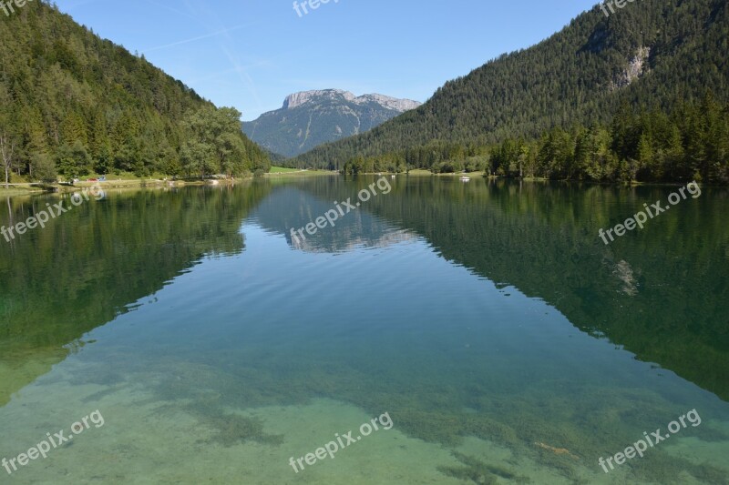 Mountain Mirror Alpenblick Stress-free Free Photos