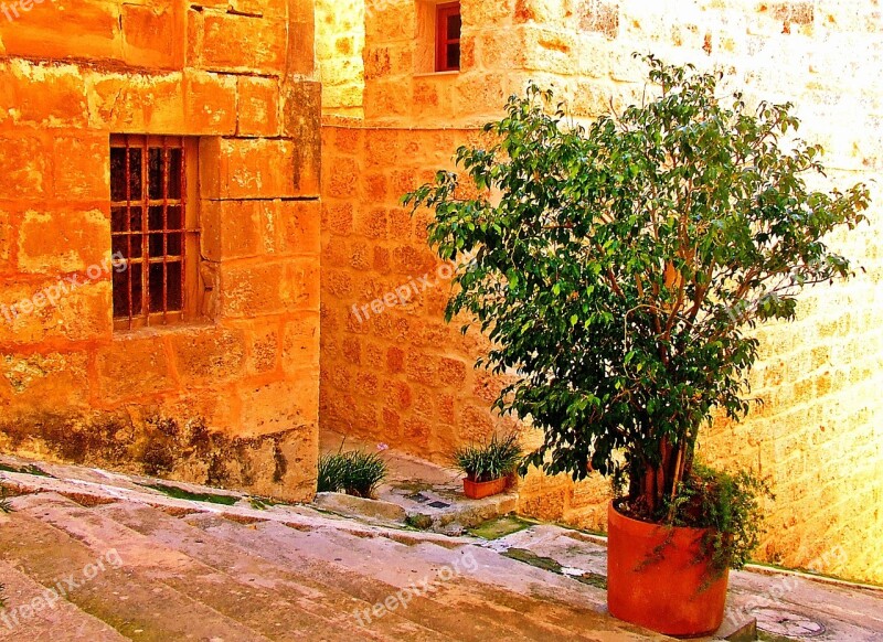 Mediterranean Village Steps Mediterranean Village Architecture