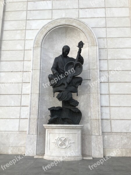 Sculpture Kazakhstan Musician Free Photos