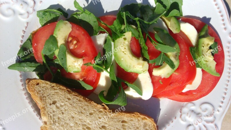 Breakfast Italy Summer Holidays Tomato