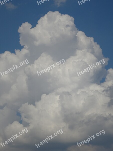 Clouds Sky White Glomerulus Free Photos