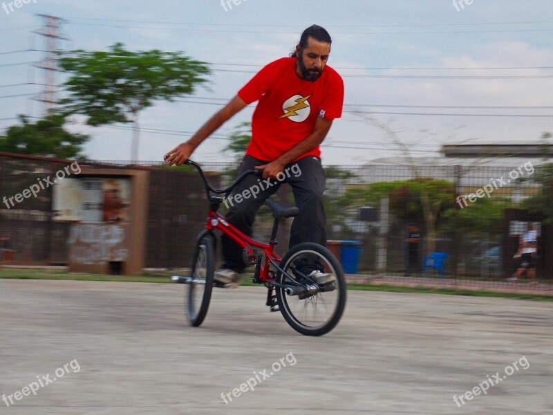 Bike Bmx Flatland Maneuver Free Photos