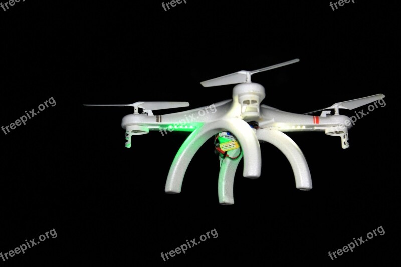 Drone Flight Flying Rotor Aircraft