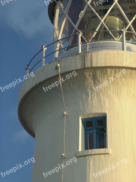 Lighthouse Window Jamaica Sun Sunset