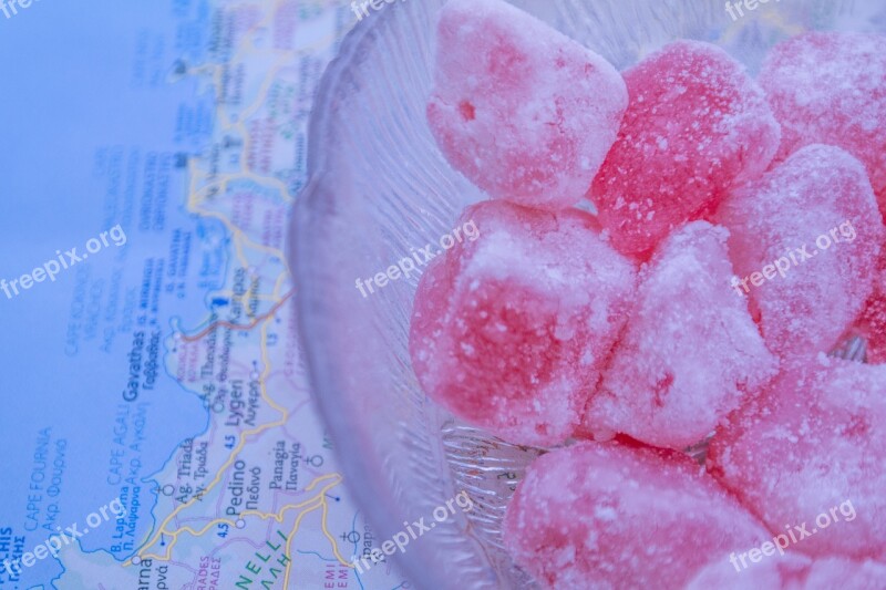 Turkish Delight Map Tradition Sweet Lesbos