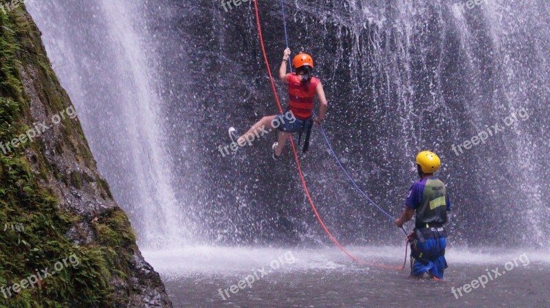 Extreme Sports Canyoning Abseiling Rapelling Water Sports