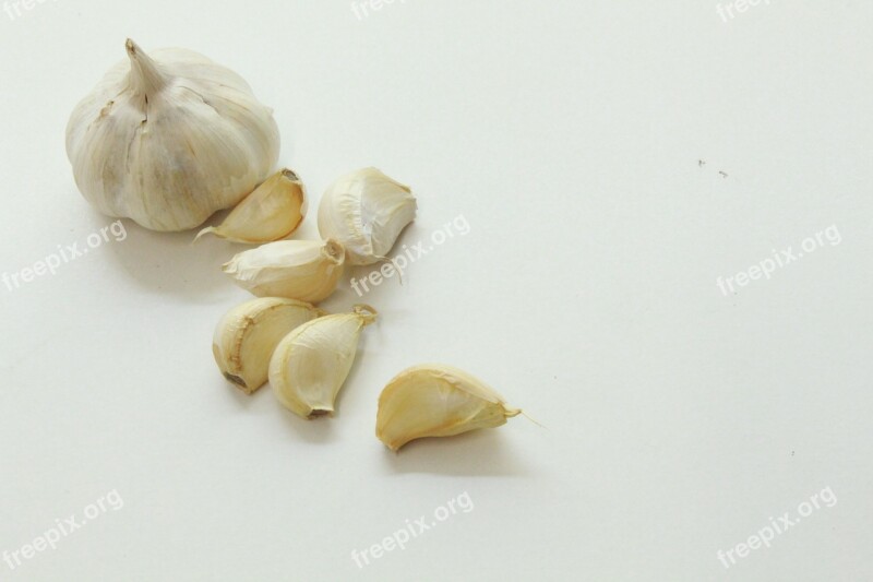 Garlic Raw Raw Garlic White Free Photos