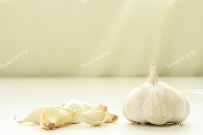 Garlic Raw Raw Garlic White Free Photos