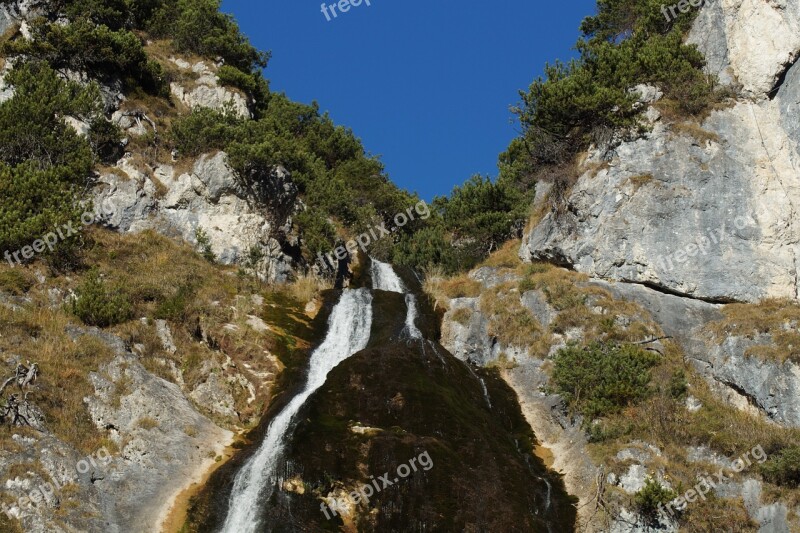 Waterfall Water Nature Flow Bach