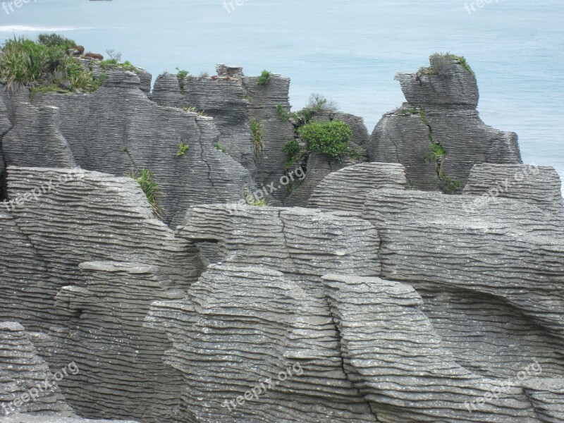 Rock Pancake Layer Pancake Rocks Coast