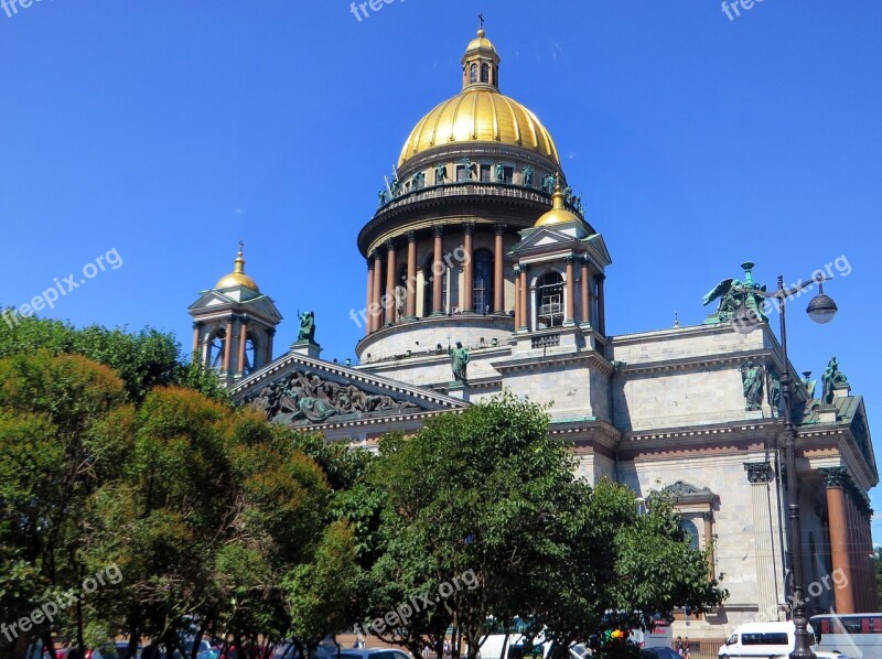 Russia St-petersburg Cathedral St Isaac Dome