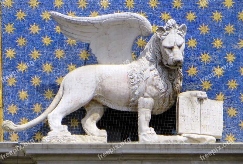 Italy Venice Saint-marc Statue Lion