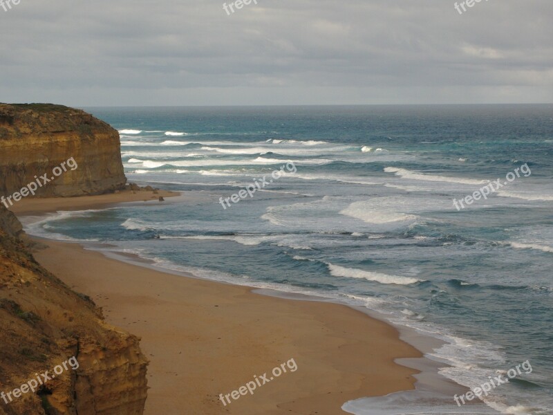 Australia Coastline Ocean Sea Coast