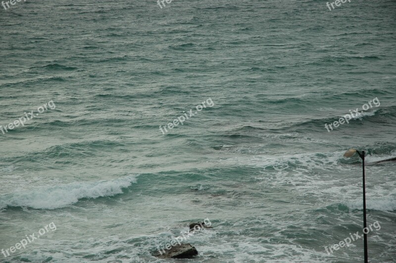 Water Hammamet Beach Sea Wave