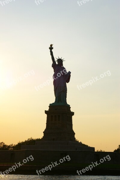 Nyc Ny Skyline Manhattan Manhattan Skyline Water