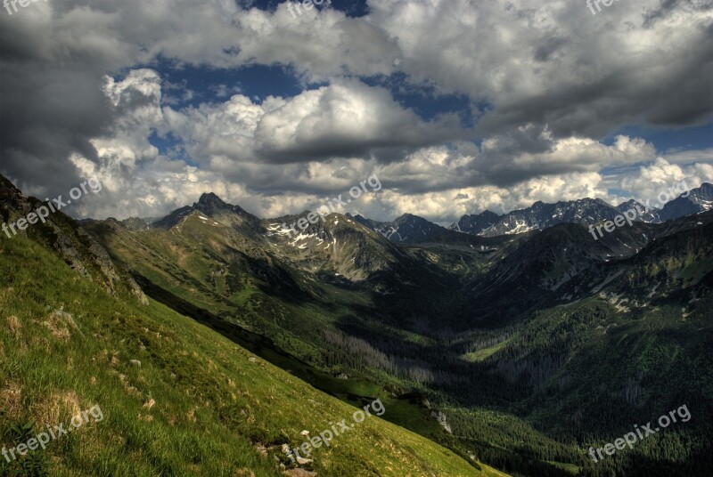 Tatry Poland Czerwone Wierchy Mountains Vistas