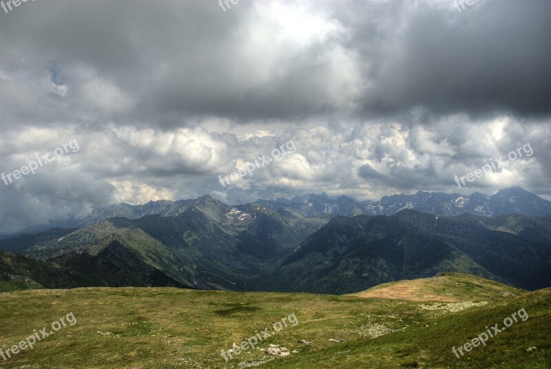 Tatry Poland Czerwone Wierchy Mountains Vistas