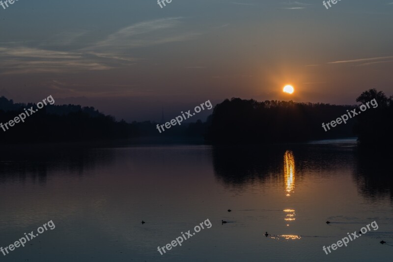 Torino Landscape Sunset Sun Mole