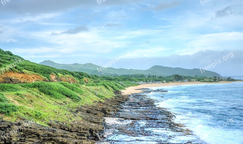 Hawaii Oahu North Shore Nature Ocean