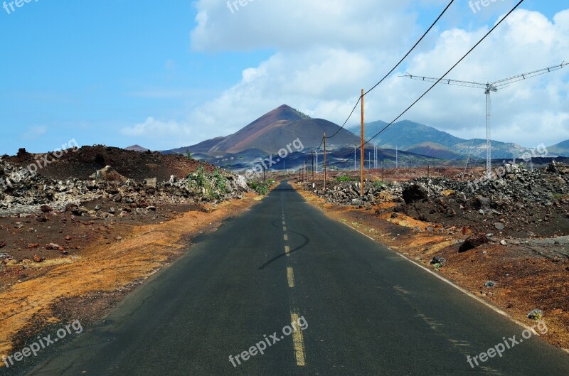 Ascension Island Island Hill Lonely Ascension