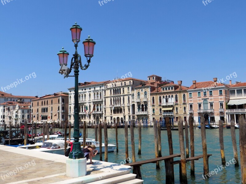 Italy Venice Grand-canal Architecture Boats