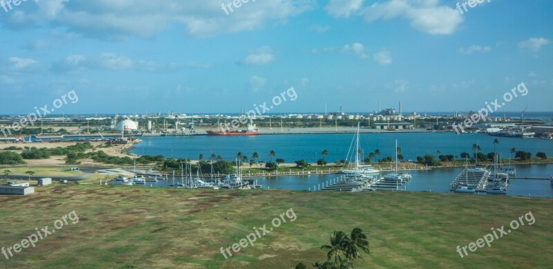 Hawaii Ko Olina Marina Beach Oahu