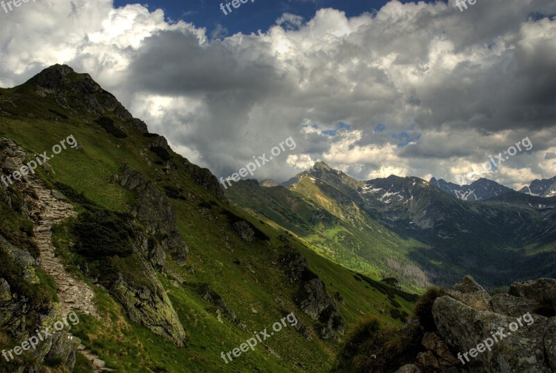 Tatry Poland Czerwone Wierchy Mountains Vistas