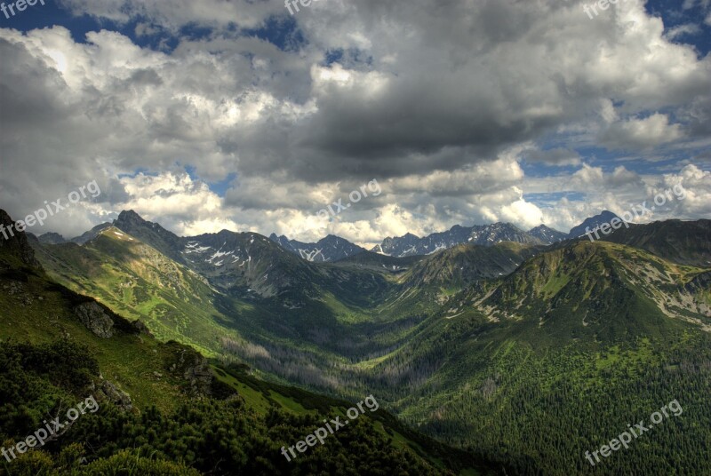 Tatry Poland Czerwone Wierchy Mountains Vistas