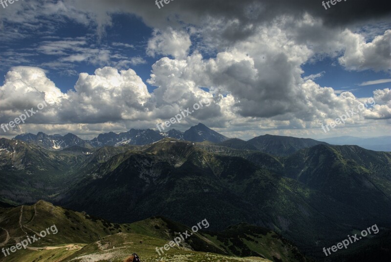 Tatry Poland Czerwone Wierchy Mountains Vistas