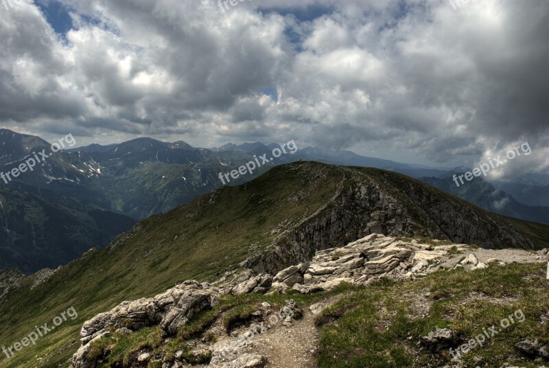 Tatry Poland Czerwone Wierchy Mountains Vistas