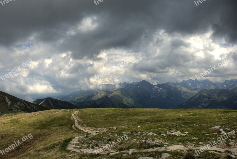 Tatry Poland Czerwone Wierchy Mountains Vistas