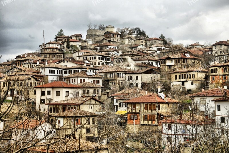 Safranbolu Home Houses Landscape Wood