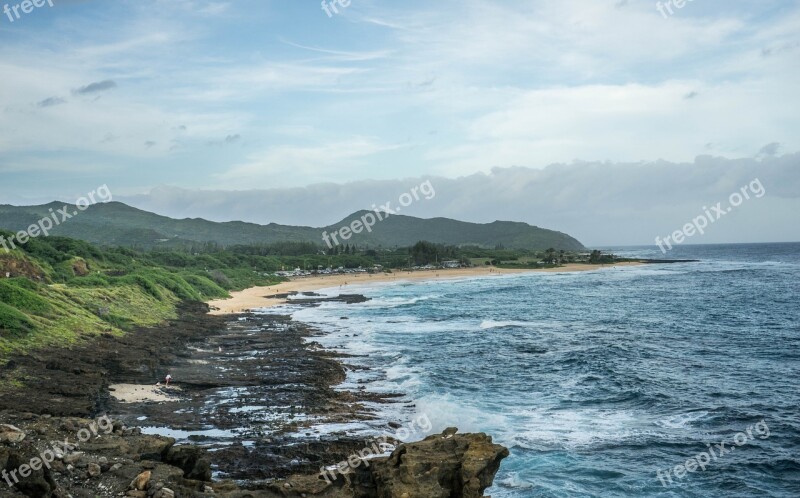 Hawaii Oahu North Shore Hawaii Beach Waves