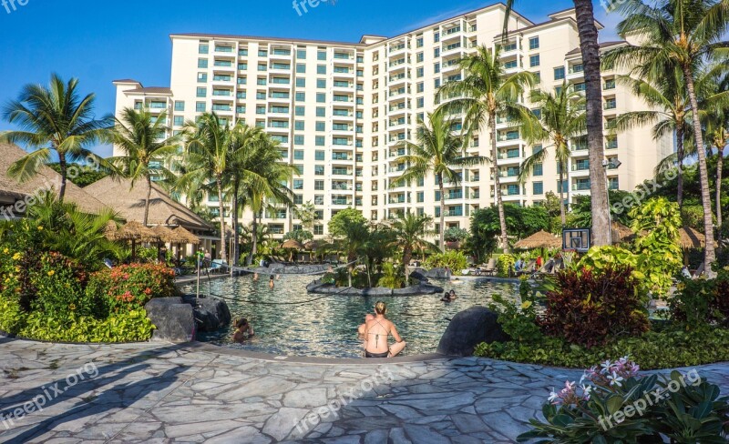 Hawaii Oahu Ko Olina Resort Pool