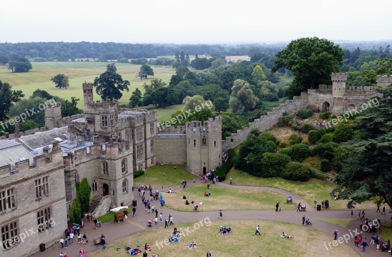 Castle Warwick England Medieval Architecture