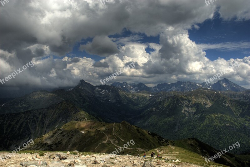 Tatry Poland Czerwone Wierchy Mountains Vistas