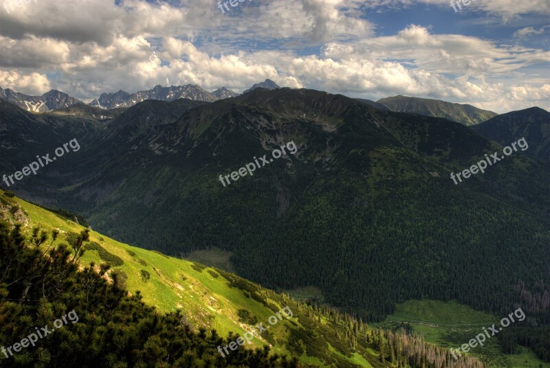 Tatry Poland Czerwone Wierchy Mountains Vistas