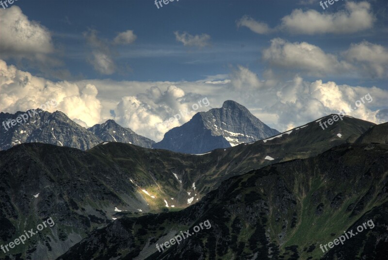 Tatry Poland Czerwone Wierchy Mountains Vistas