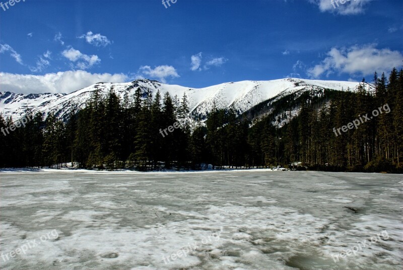 Tatry Kościeliska Valley Winter Spring Tourism