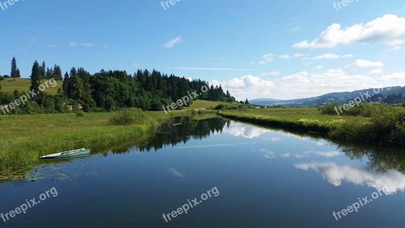 Jura France Landscape View Lake