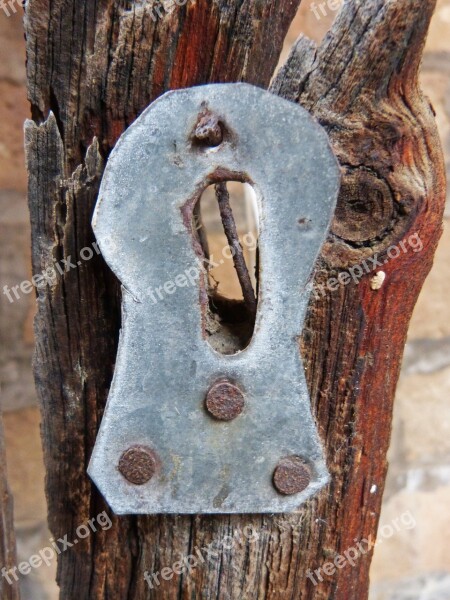 Lock Bolt Door Wood Zinc