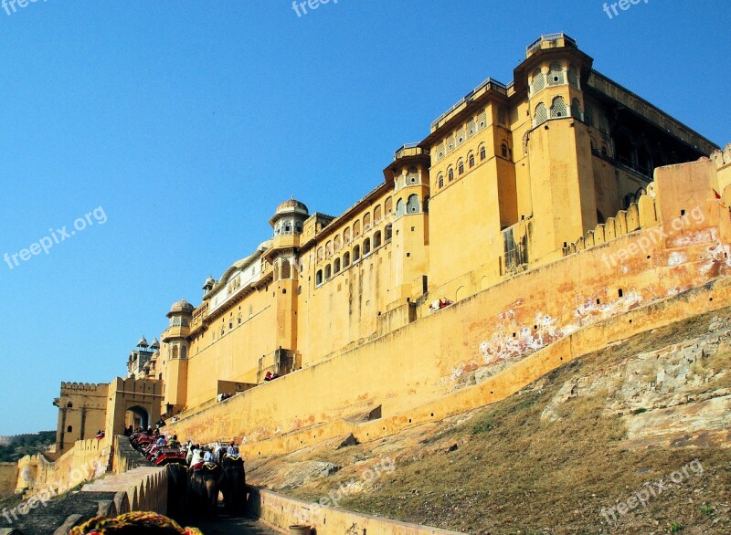 India Amber Palace Fort Maharajah