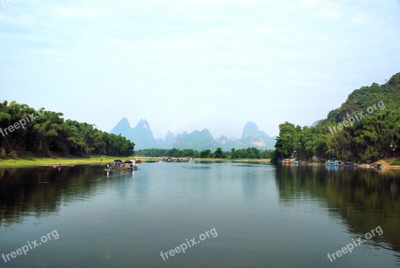 China Li River Landscape Sugar Loaf Free Photos