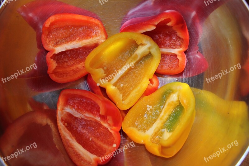 Kitchen Culinary Pepper Foods Coloured Free Photos