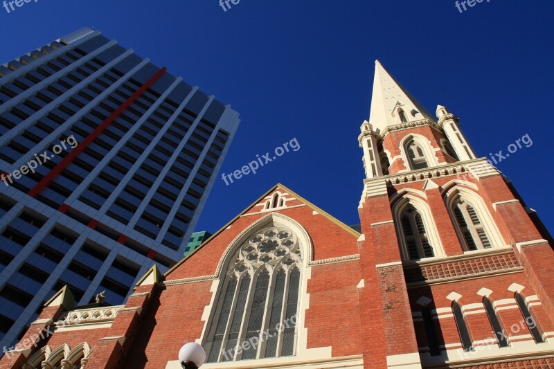 Brisbane Australia Church City Opposites