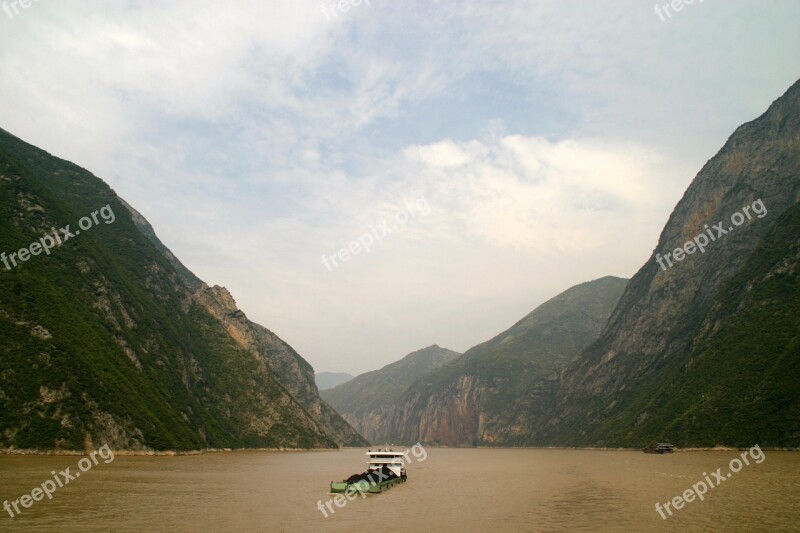 River Gorge Canyon Rock Water